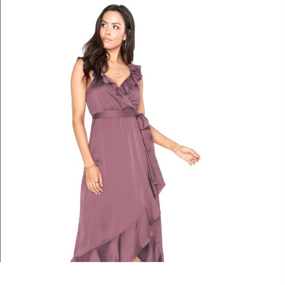 Show me your MuMu - Ruffle Wrap Dress